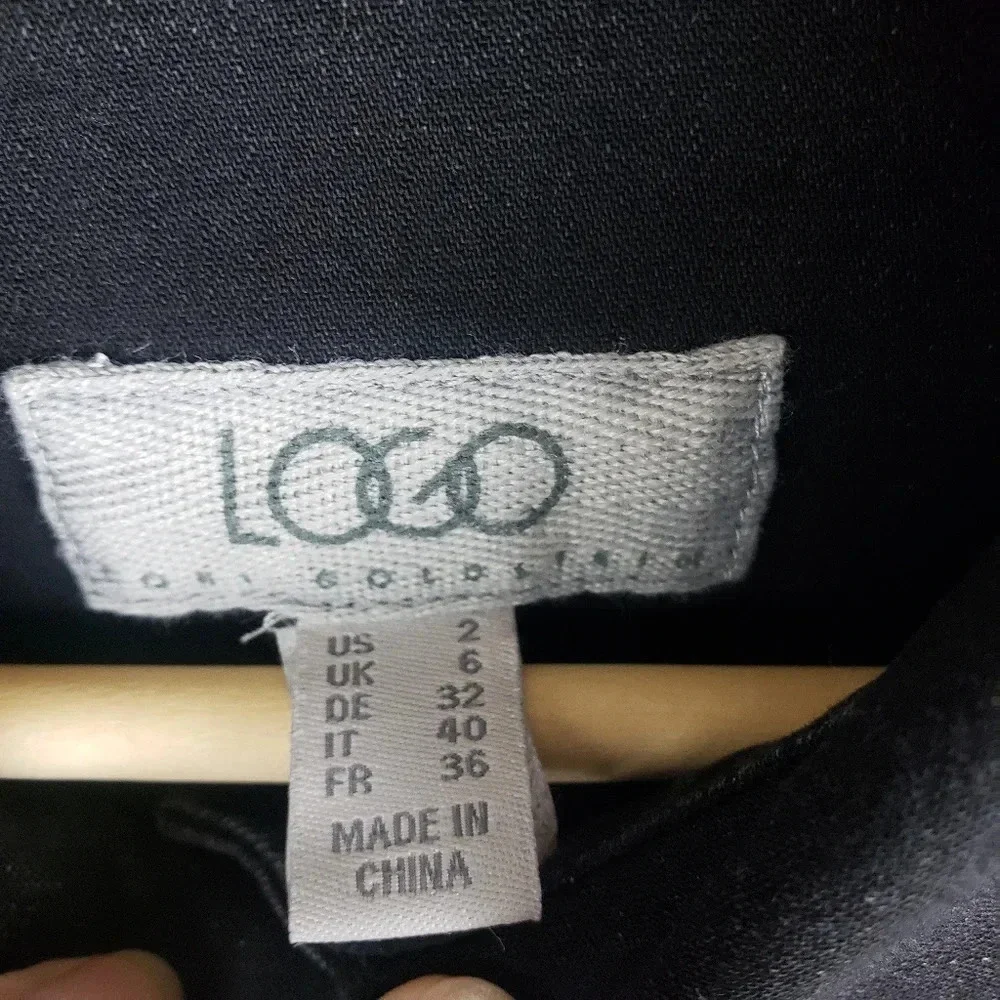 LOGO by Lori Goldstein Sz 2 Denim Duster Jacket